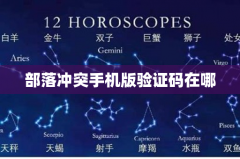 部落冲突手机版验证码在哪里