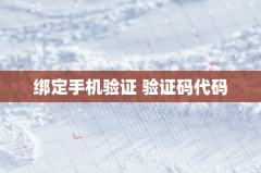 绑定手机验证 验证码代码