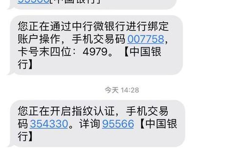 查找手机银行的短信验证码